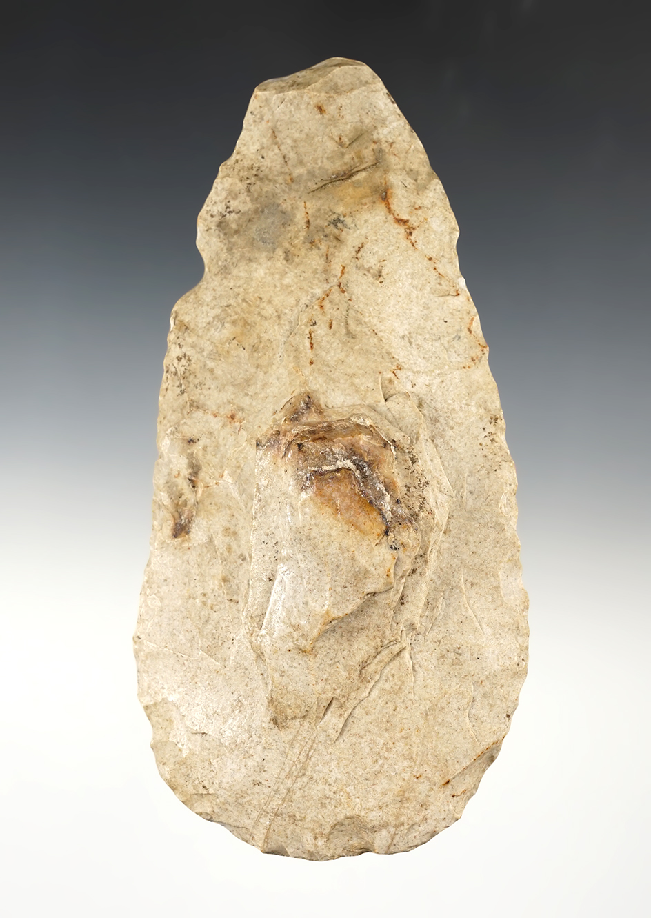 6 7/8" Spade with excellent use polish. Found in Johnson Co., Illinois on 11/14/1923.