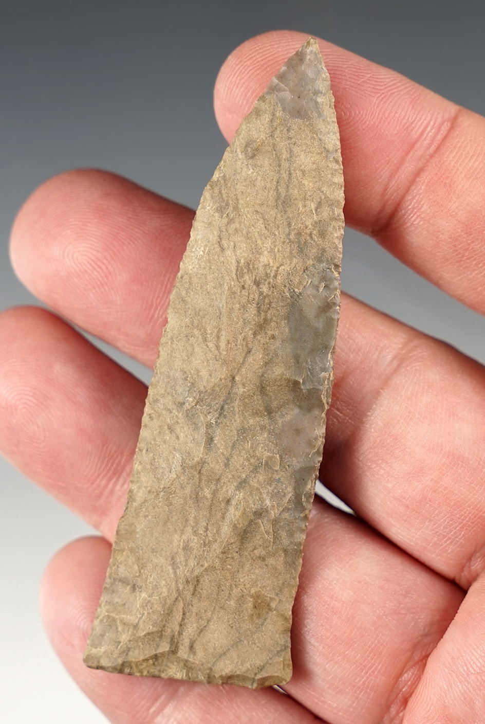 Nicely flaked 3 1/8" Copena Classic found in Tennessee. Ex. Al Engelhart, Jonny Tomberlin.