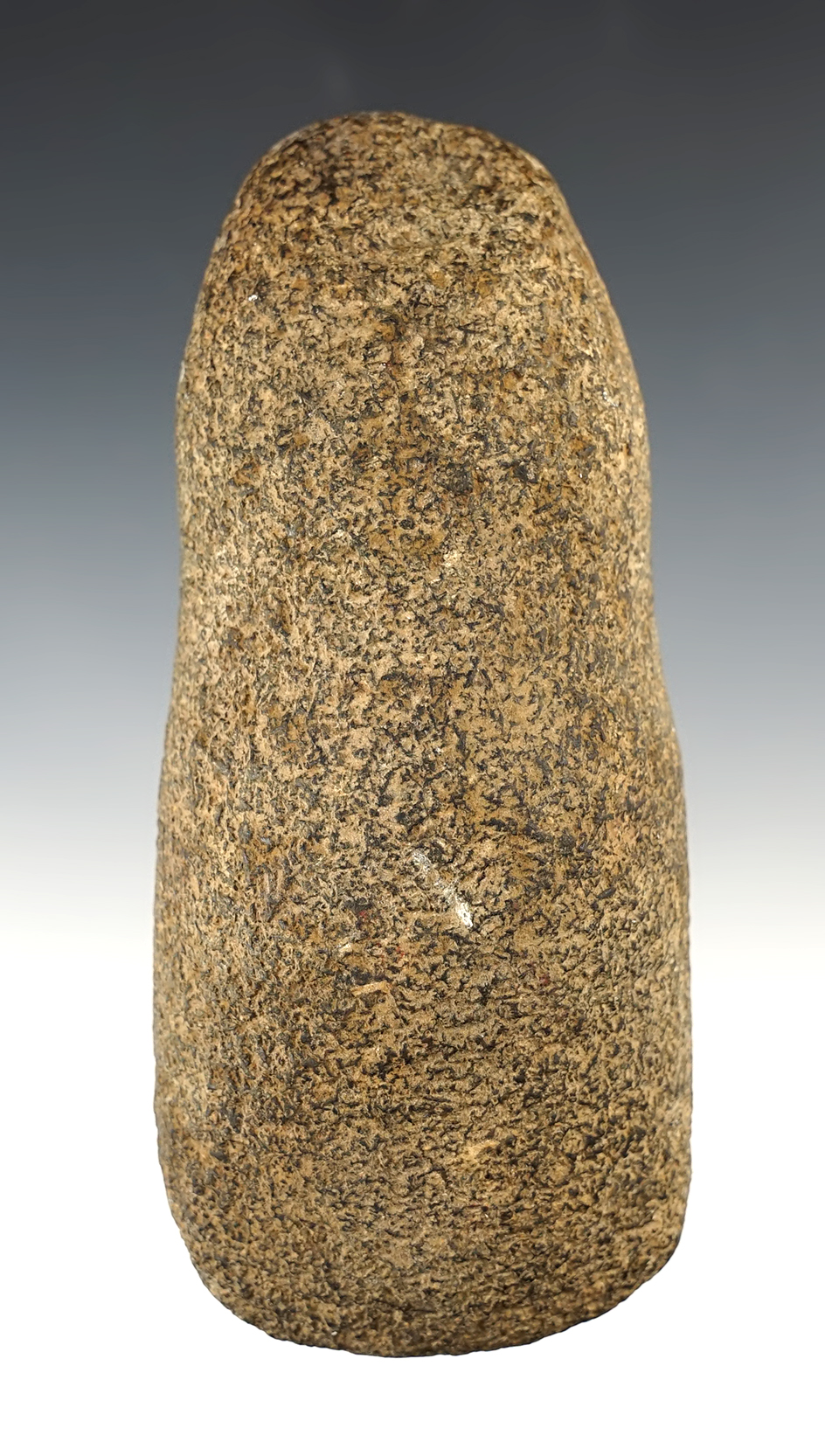 Uniquely styled 5 3/8" long Grooved Adze made from Hardstone. Found in Iowa.