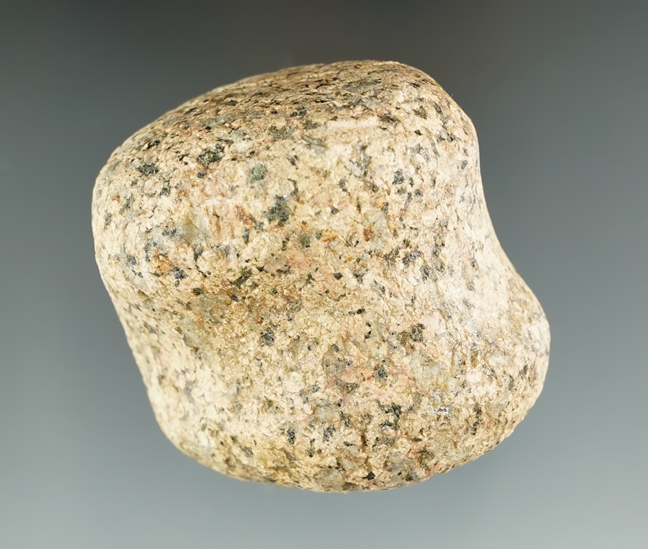 1 7/8" Grooved Hammerstone found in Ohio.