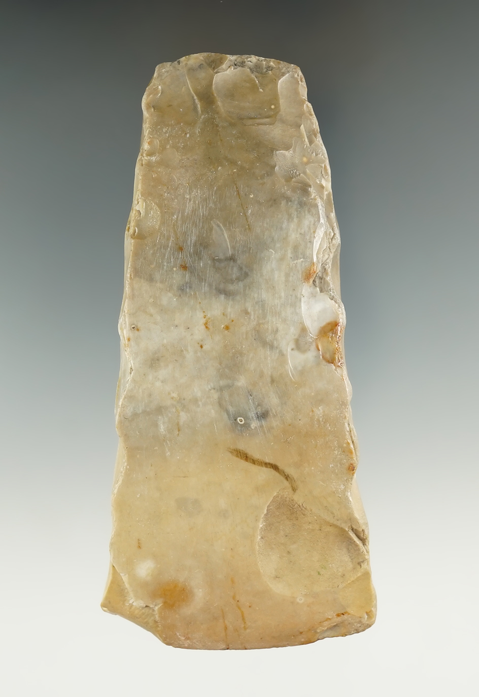 4 5/16" long Danish Flint Celt made from Danien Flint. Ex. Chris Merriam.