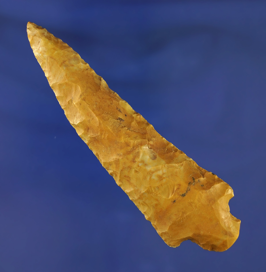 4 and 1/16" nicely patinated Stemmed Knife found in Tennessee.