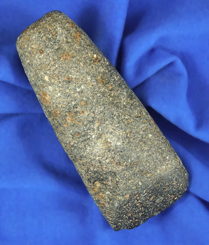 4 3/4" Celt with nice use polished to the bit area found in Michigan. Collected prior to 1950.