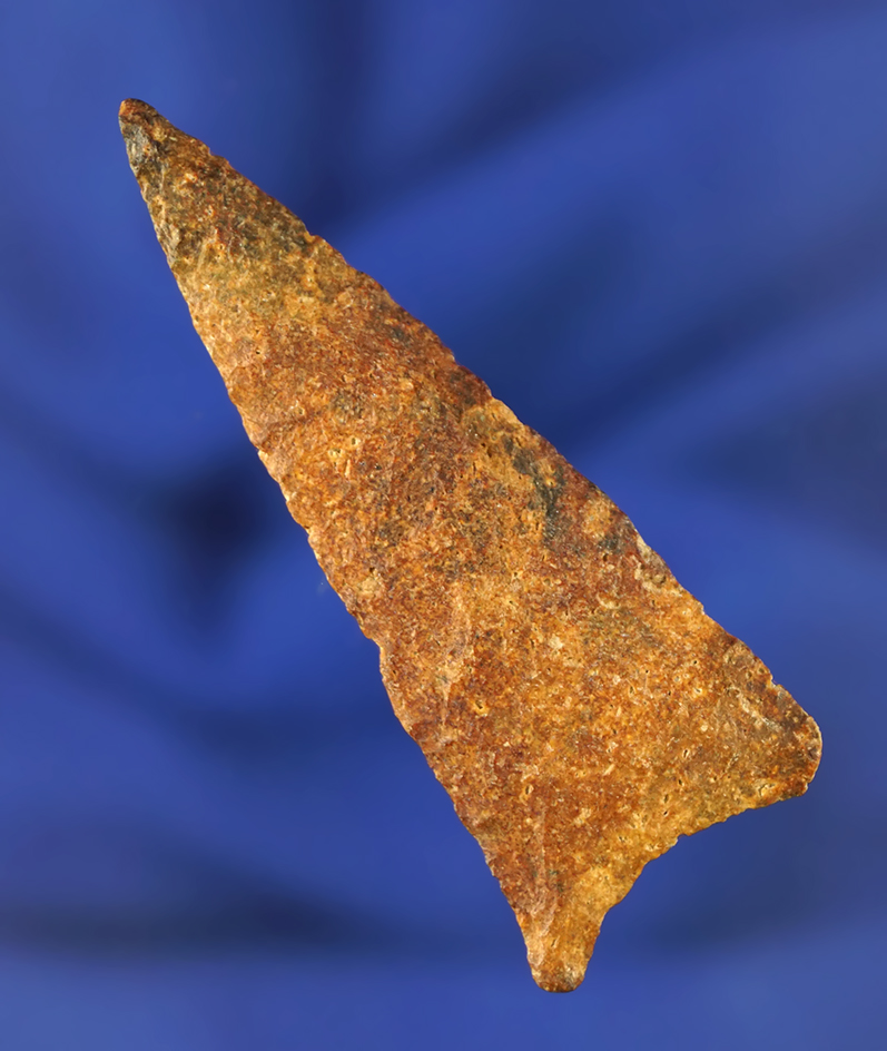 2 3/16" triangular arrowhead found near the Santa Fe River, Florida.
