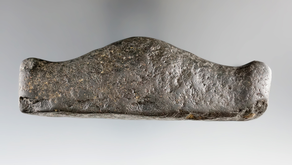 4 3/4" humped Bar Amulet preform made from hematite found in Ohio.