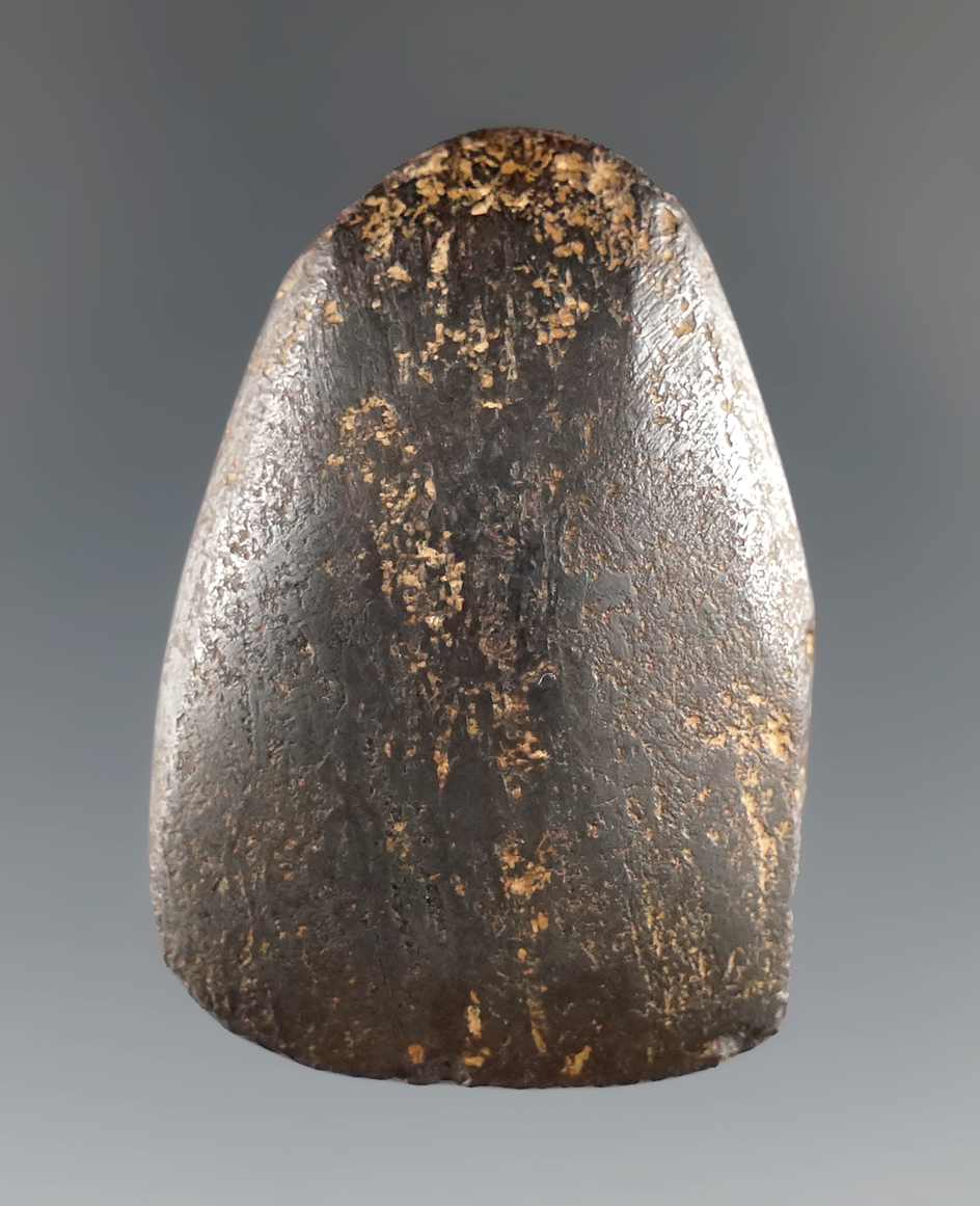 1 5/8" miniature hematite Celt found in 1960 in Cabell Co., West Virginia.