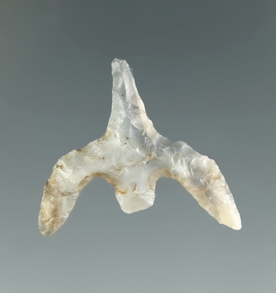 Very uniquely styled Gunther Island Basal Notch Drill form found in Curry Co., Oregon.