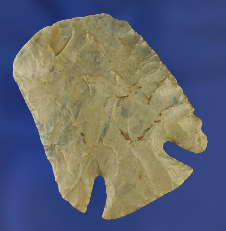 2 1/4" Hornstone Lost Lake Hafted Scraper found in Meade Co.,  Kentucky.