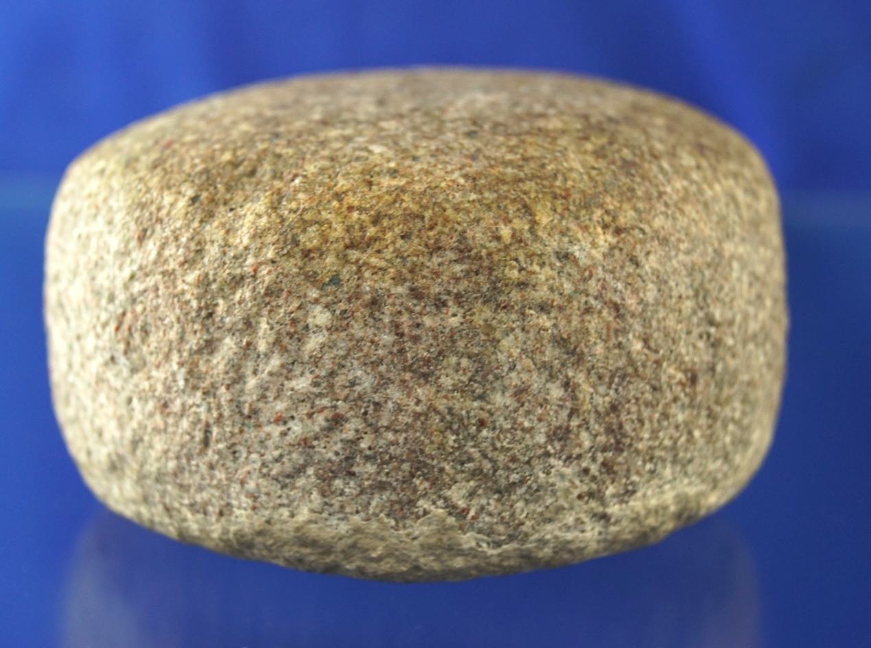 3 1/2" biscuit Discoidal found in Saginaw Co.,  Michigan in very good condition.