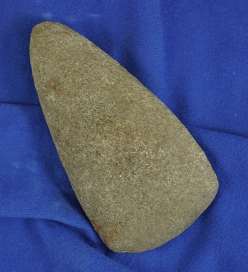 5 5/16 long tapered Poll Celt found in New Jersey.