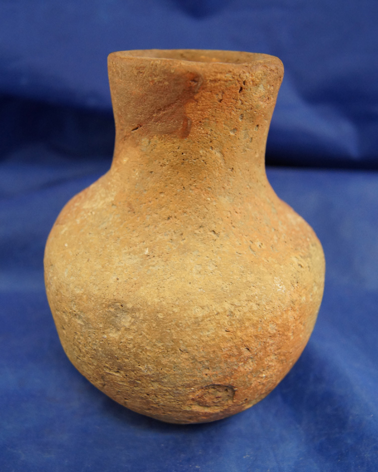 5" Tall Pottery Vessel from the Dr. Allen Heflin PreColumbian Pottery Collection.