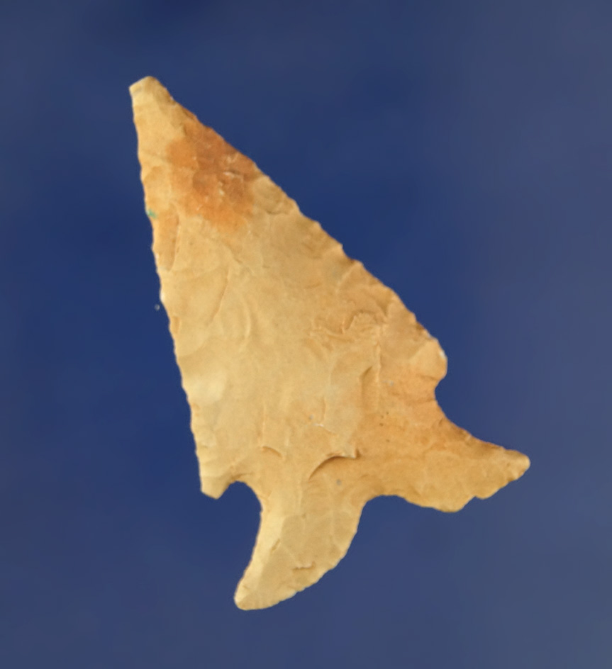 Uniquely styled base on this 2 1/8" Texas arrowhead.