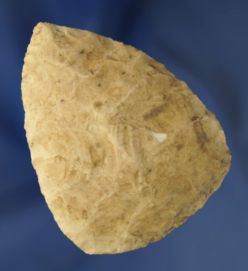 3 1/8" North Blade found in Cass Co.,  Illinois that is part of a cache of 21. Ex. Dr. James Reed