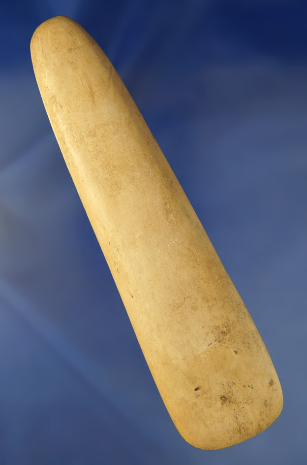 Beautifully polished 6 7/8" Celt found in Giles Co.,  Tennessee made from cotton rock.