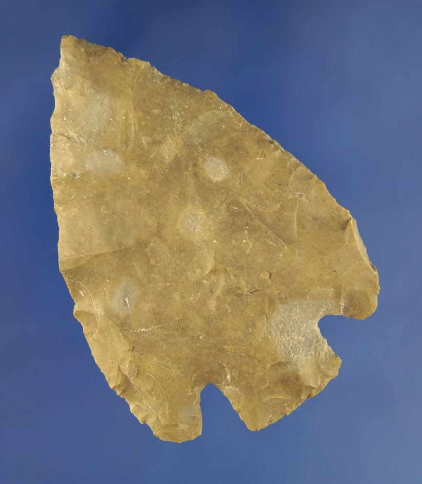 2 7/8" basal notch Knife found in Texas.