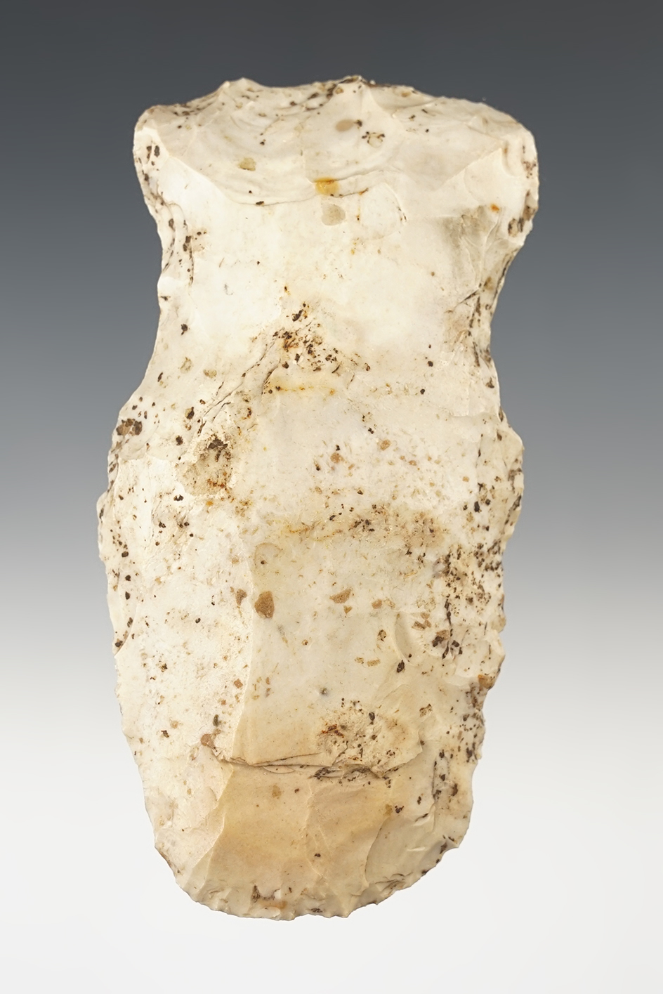 4 3/8" Notched Hoe found in Salem, Illinois. Shows excellent age on surface.