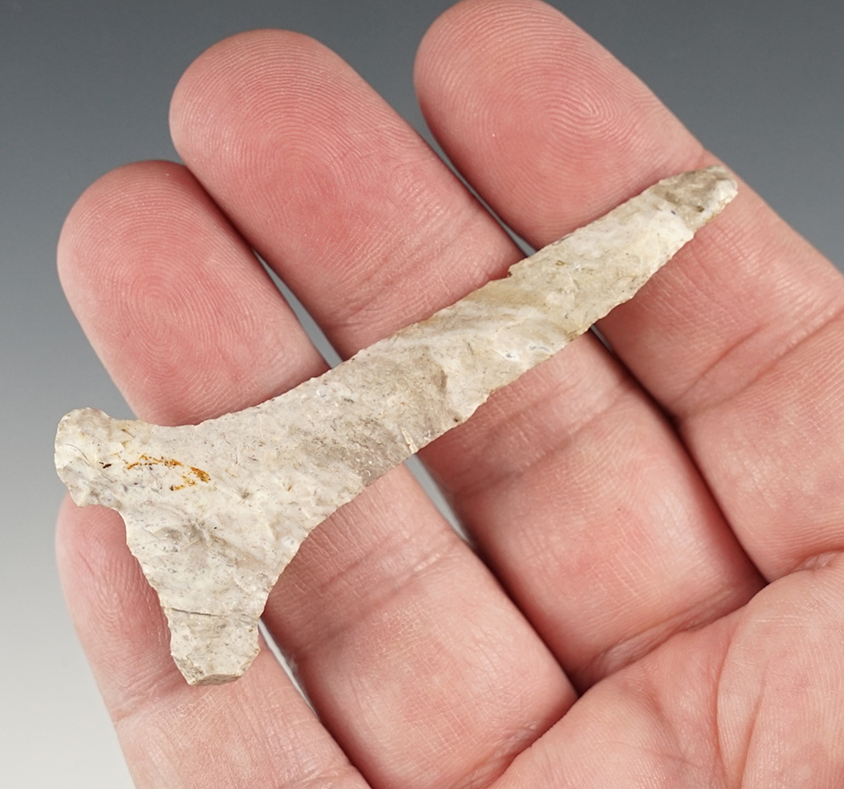 Well made 2 13/16" T-Drill found in Lasalle Co., Illinois. Ex. Marion Knox collection.