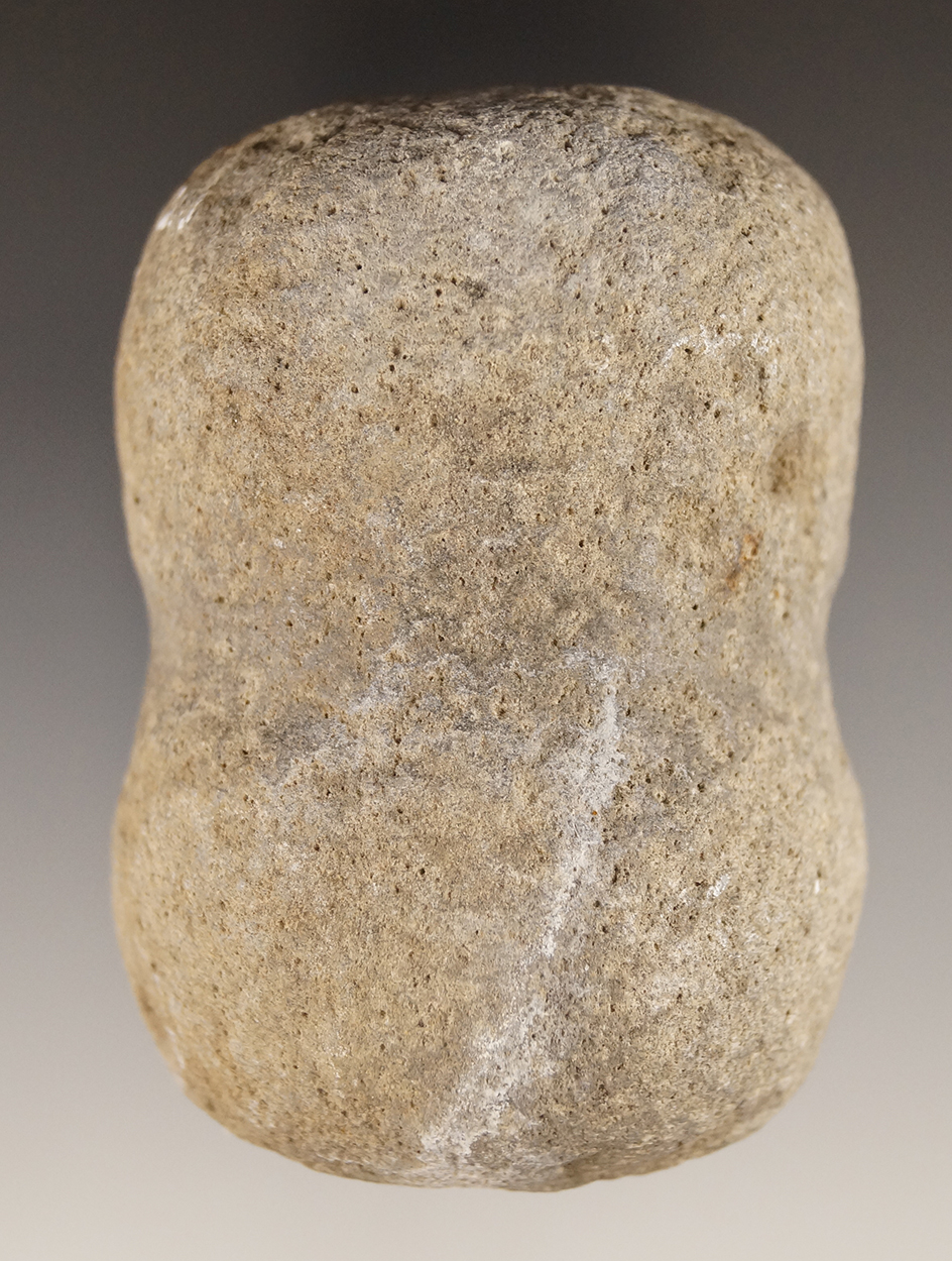 2 7/8" Club Head with a nicely polished groove. Found in Klickitat Co., Washington.