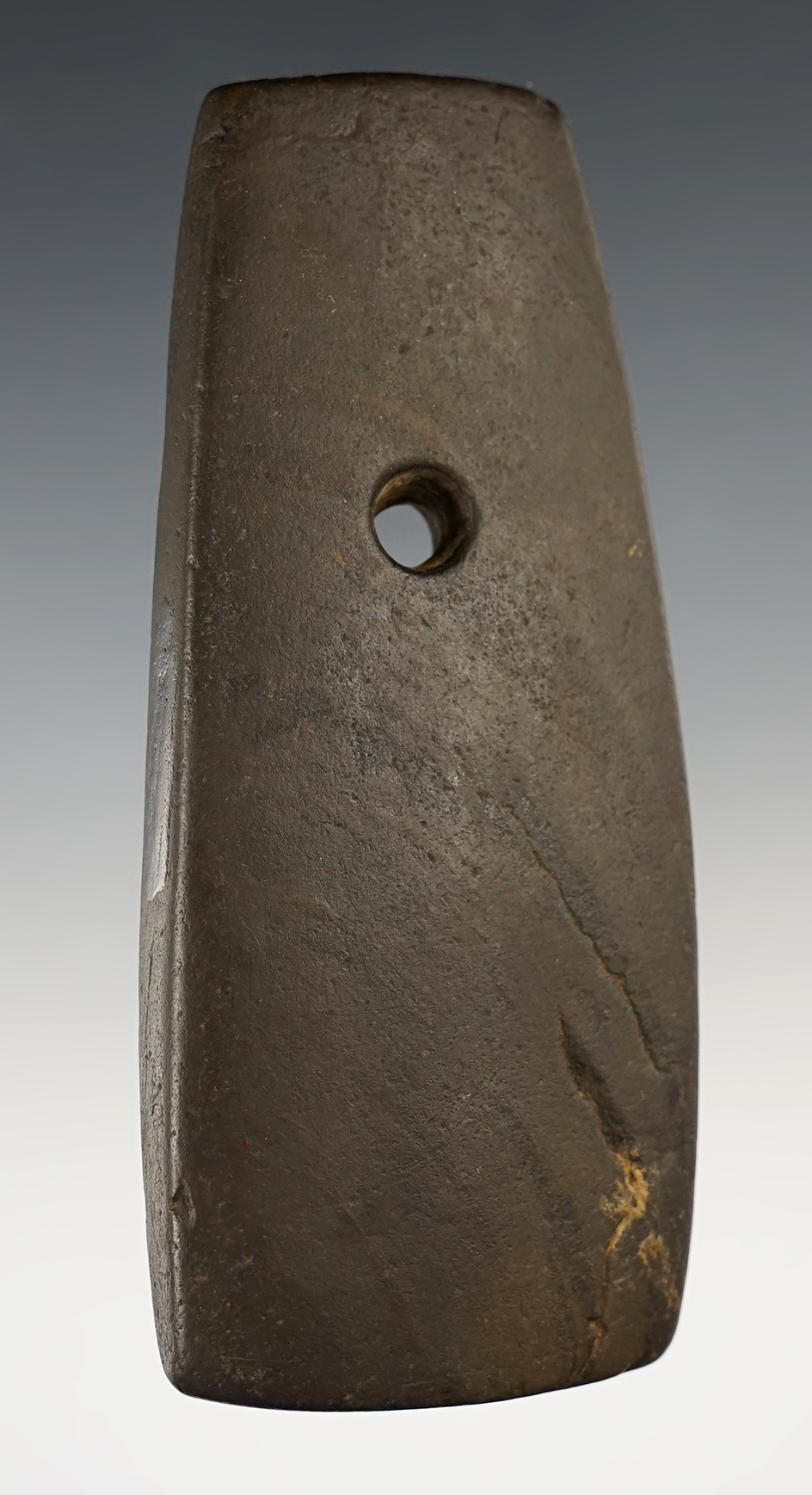 Very nice 4 5/16" Trapezoidal Pendant - Erie Co., New York. Ex. Mickey Taylor collection.