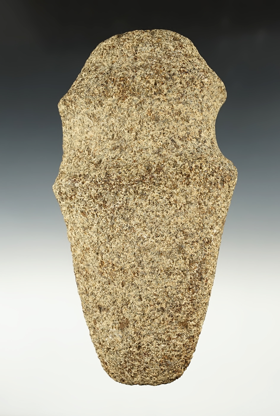 7" long 3/4 grooved raised Ridge Axe. Cranberry Prairie, Mercer County Ohio. Ex. W. Moore.