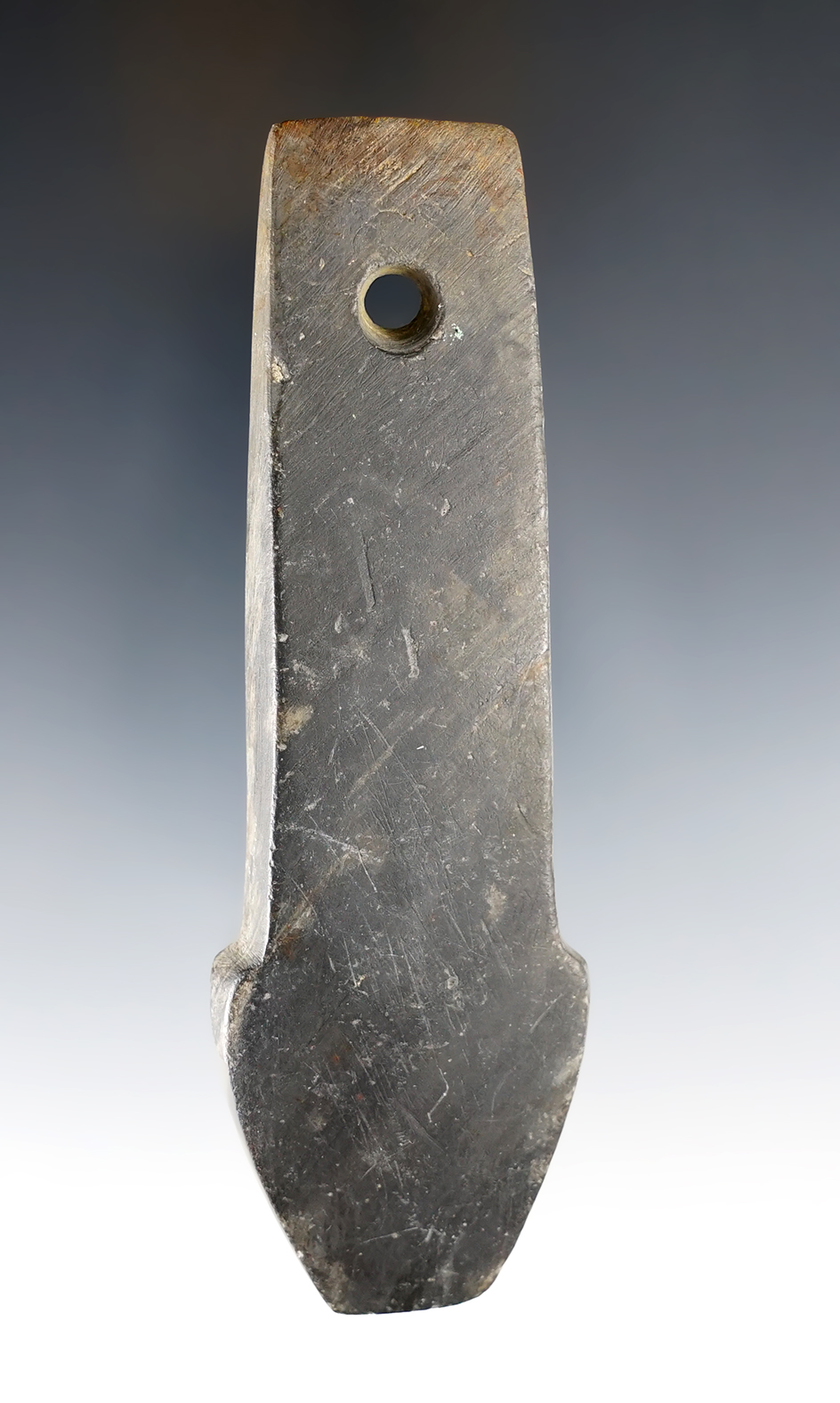 Fine 4 5/8" Anchor Pendant - Ohio. Shows excellent age on surface. Restoration to top corner.