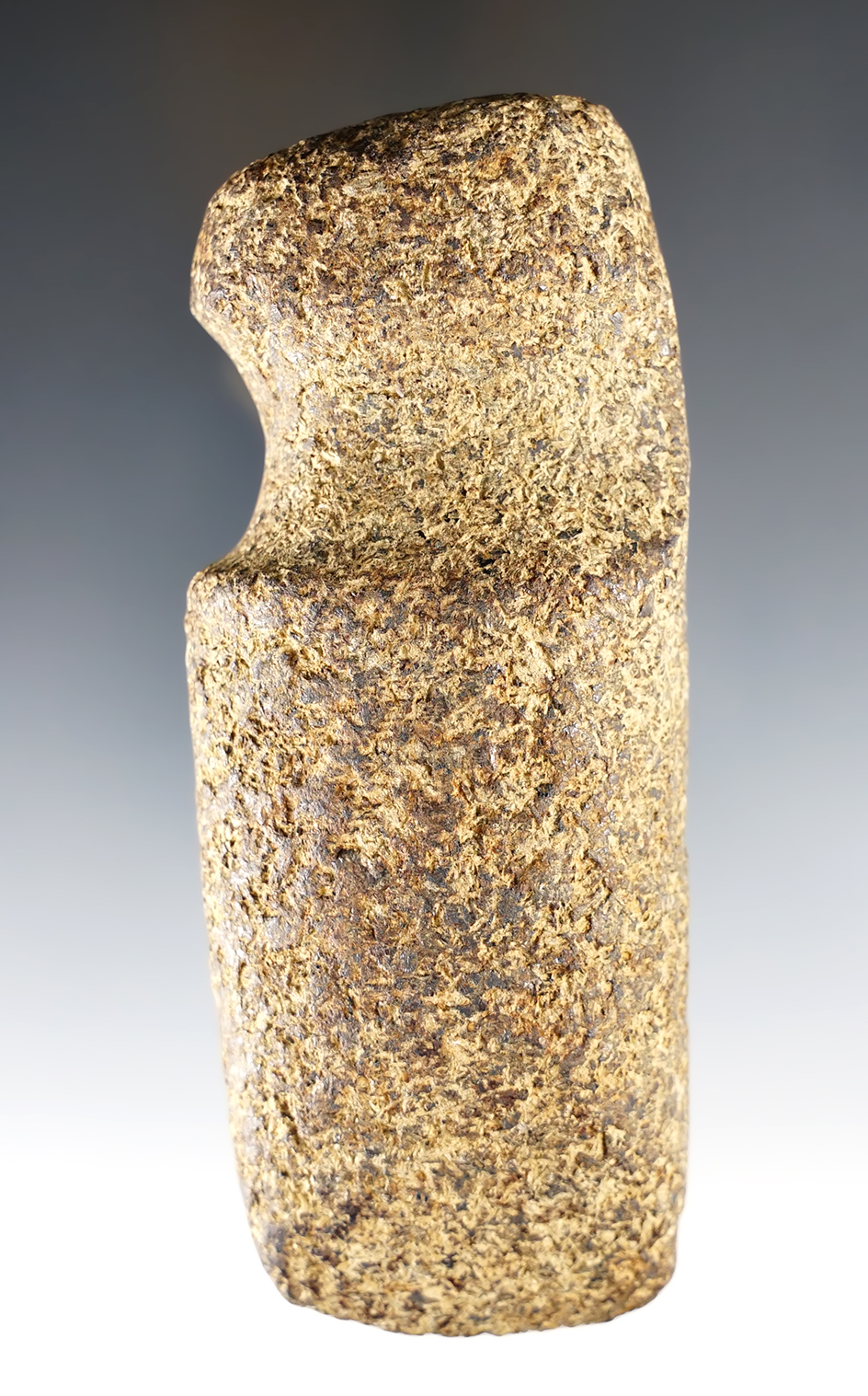 Well made 4 5/8" long 3/4 Groove Axe found in Allen Co., Ohio. Ex. Dr. Gordon Meuser.