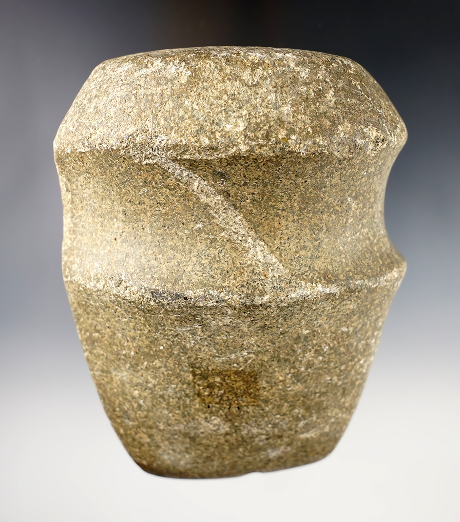 5 1/8" long 3/4 grooved Axe with good overall polish found in Illinois.