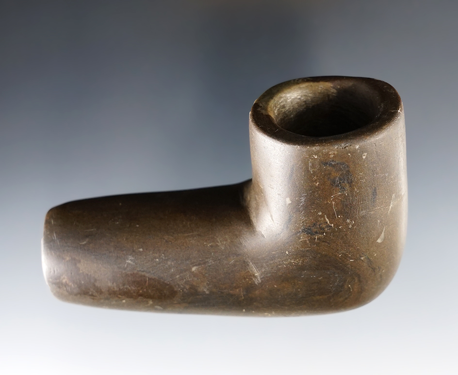 Well made 3 1/4" Historic Stone Pipe that is in excellent condition.
