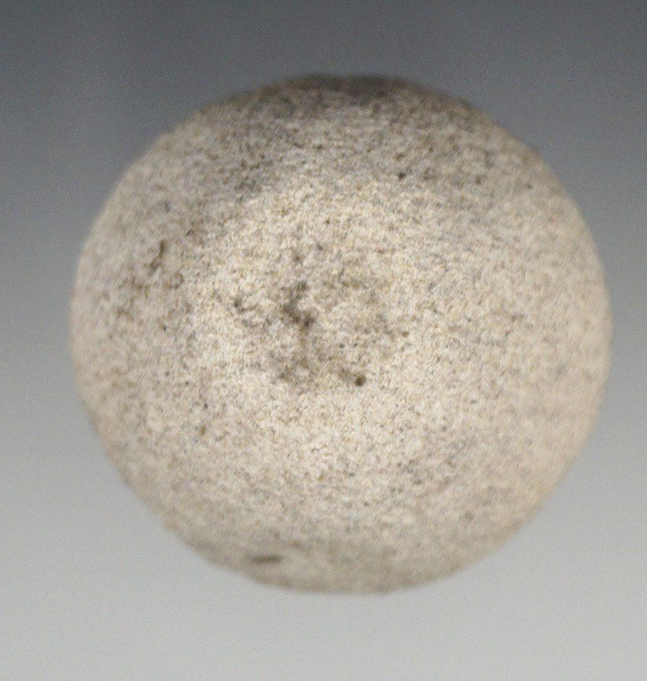 1 1/2" tall Dimple Stone found in Fargo, Georgia.