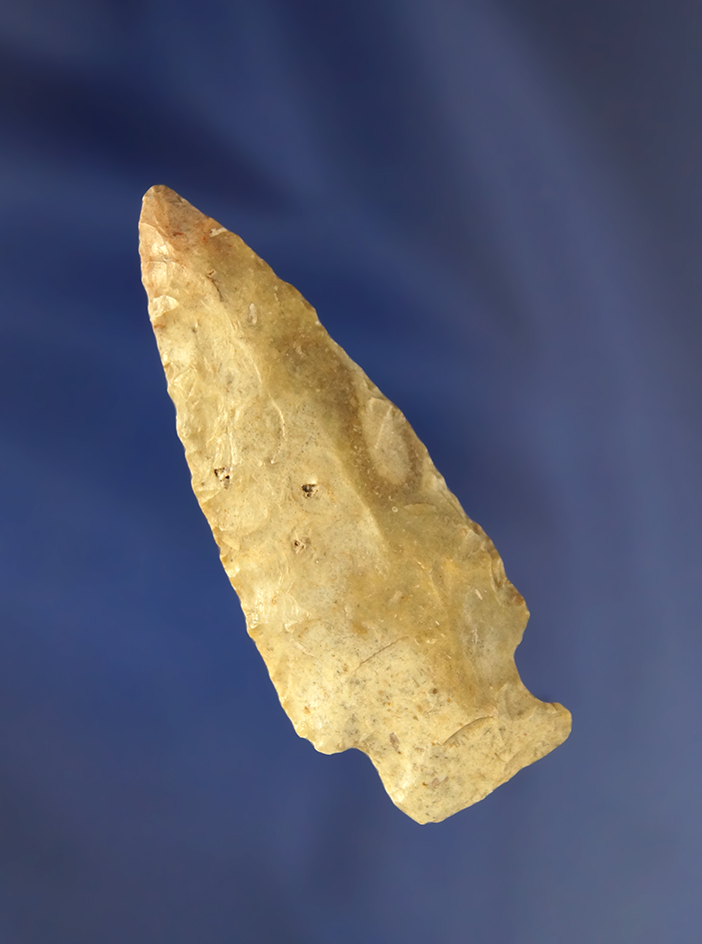 2 7/16" Sidenotch  Arrowhead made from Kay County chert found in Arkansas. Ex. Rick Stevens
