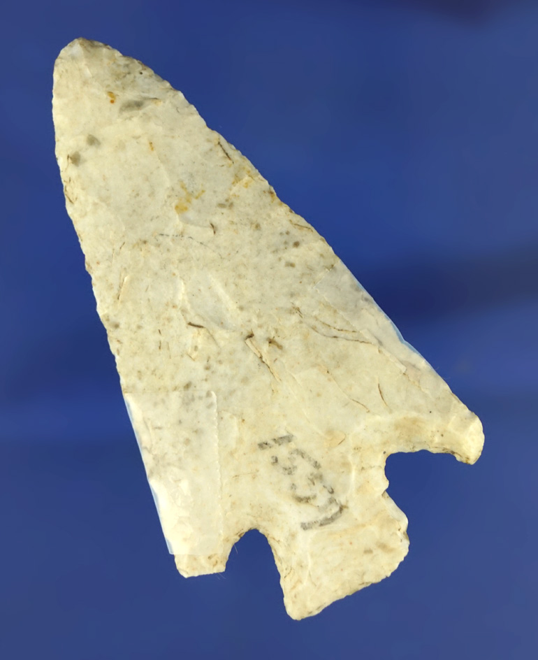 3" Archaic Cornernotch Knife found in Vermillion Co.,  Illinois.