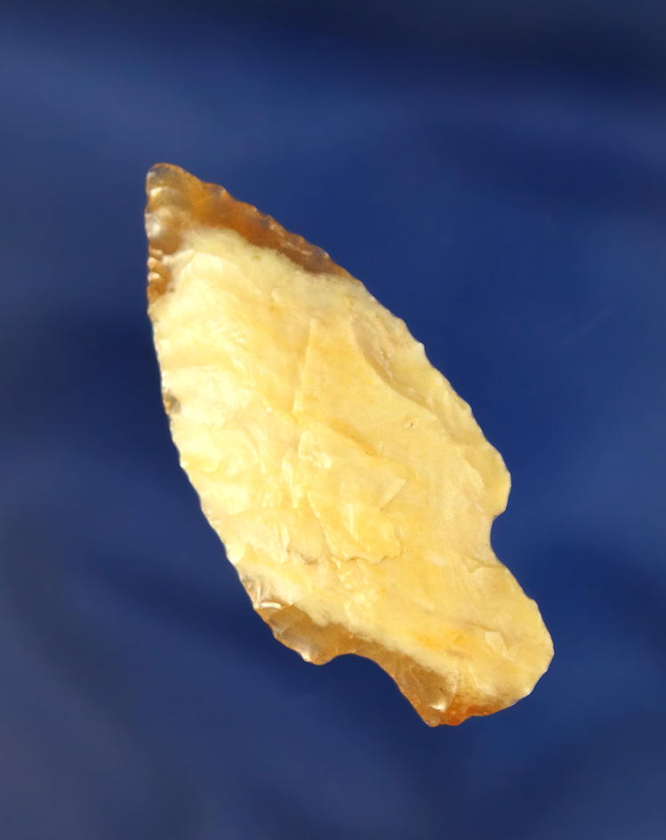 Rare style! Paleo Lind Coolee made from agate that is 1 3/4" long found by Keith Bradberry.