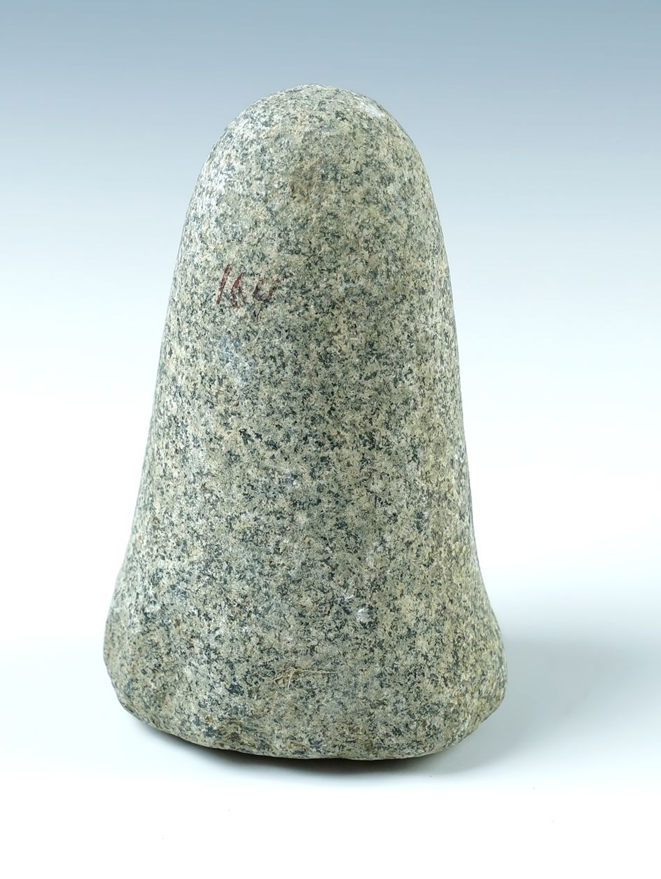4 3/8" Ohio Pestle made from patinated Hardstone. Good overall polish.