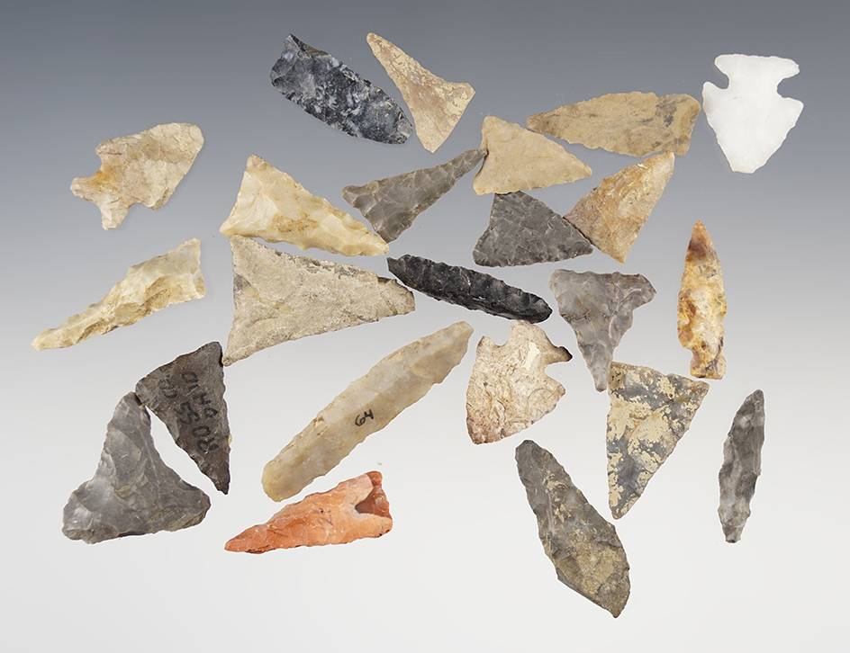 Set of 23 Midwest points and Drills. The largest is 1 5/8".