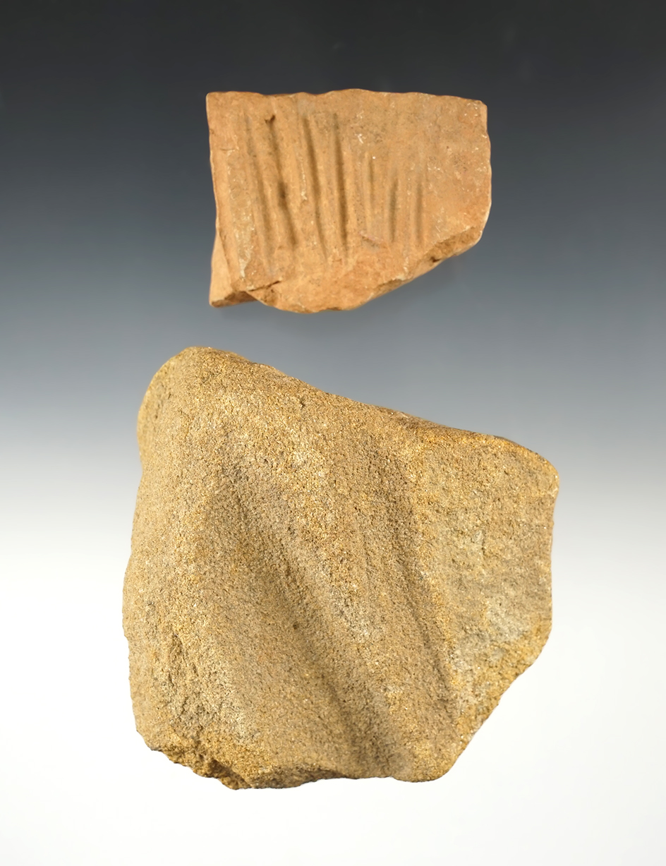 Pair of rare Abrading Stones found in Southern Ohio.