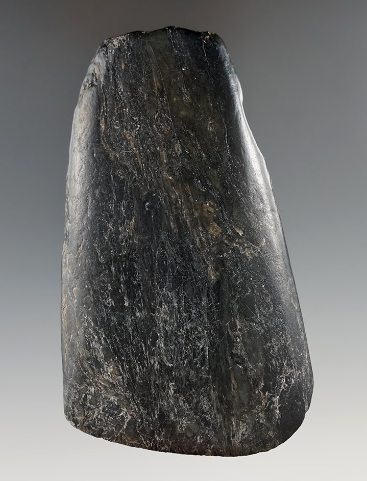 Beautifully polished and nicely styled 3 7/8" Jade Adze found near the Columbia River.