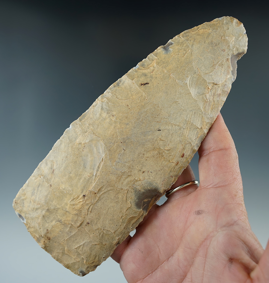 6 1/4" finely made, extremely patinated Neolithic African Blade.