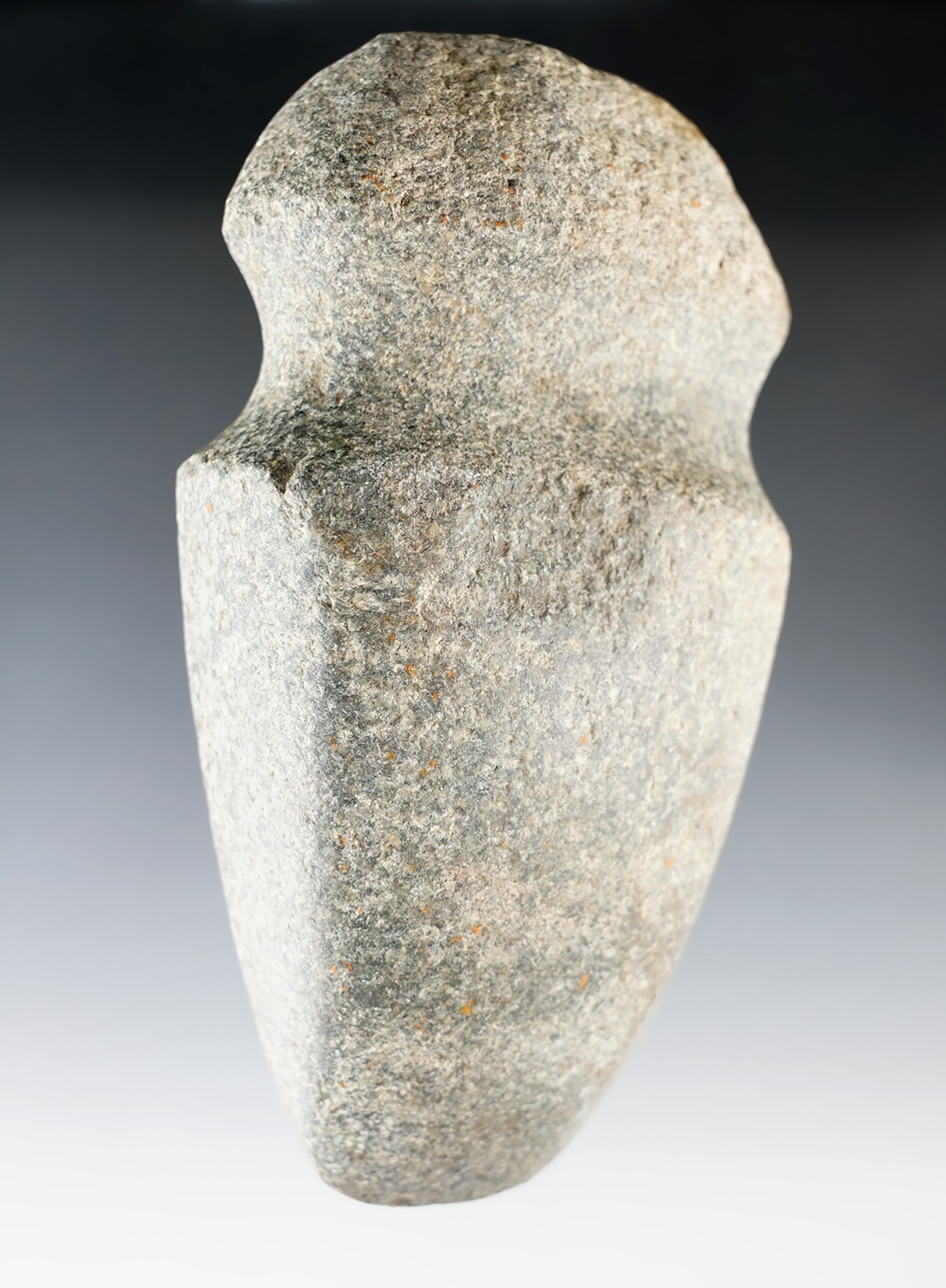 Classic style 5 1/2" full grooved hardstone Axe from New Mexico in very nice condition.