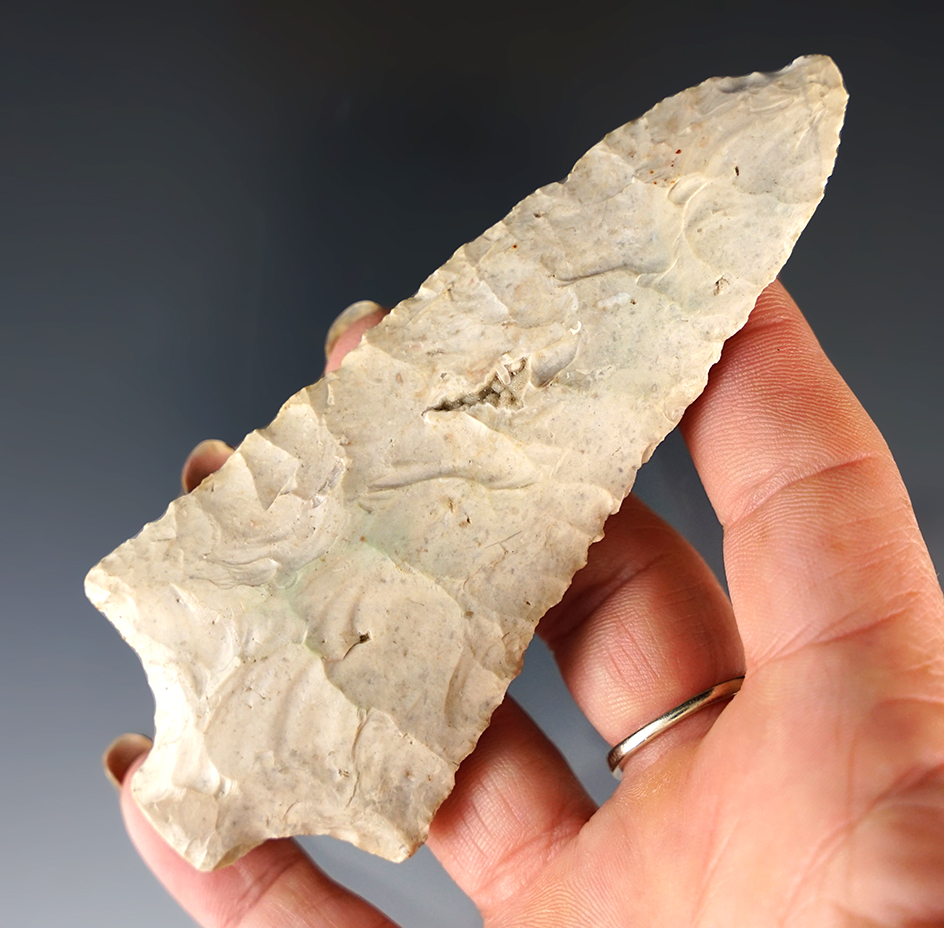 4 5/16" Stemmed Knife - Alachua Co., Florida. Comes with original collector's card from 1941.