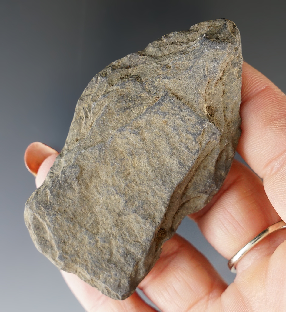 2 7/8" Inuit slate spear or knife recovered in Alaska.