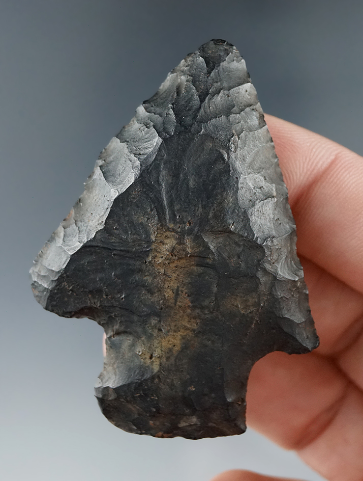 2 5/16" heavily patinated heavy stemmed knife from an old North Florida collection.