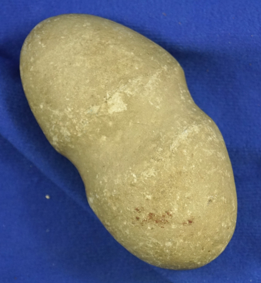 4 1/4" fully grooved historic era stone clubhead - Mobridge South Dakota - very good condition.