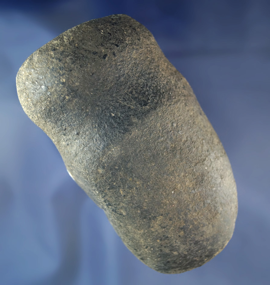 Heavily patinated 4 1/2" full grooved Axe found in Ohio.