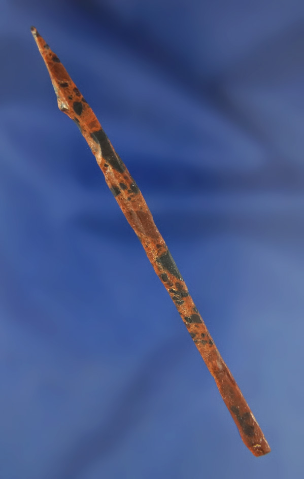 3 15/16" Mahogany Obsidian needle found in northern Mexico.