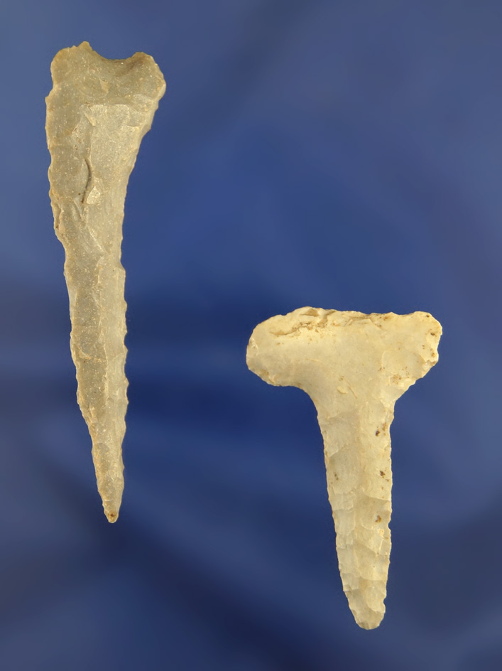 Pair of Kentucky Drills, largest is 2 3/8".