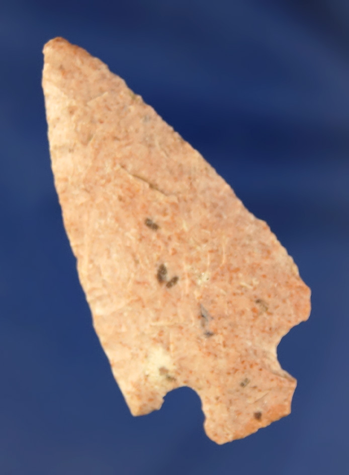 2 1/8" Tablerock/Bottleneck found in Pettis Co., Missouri made from nice pink material.