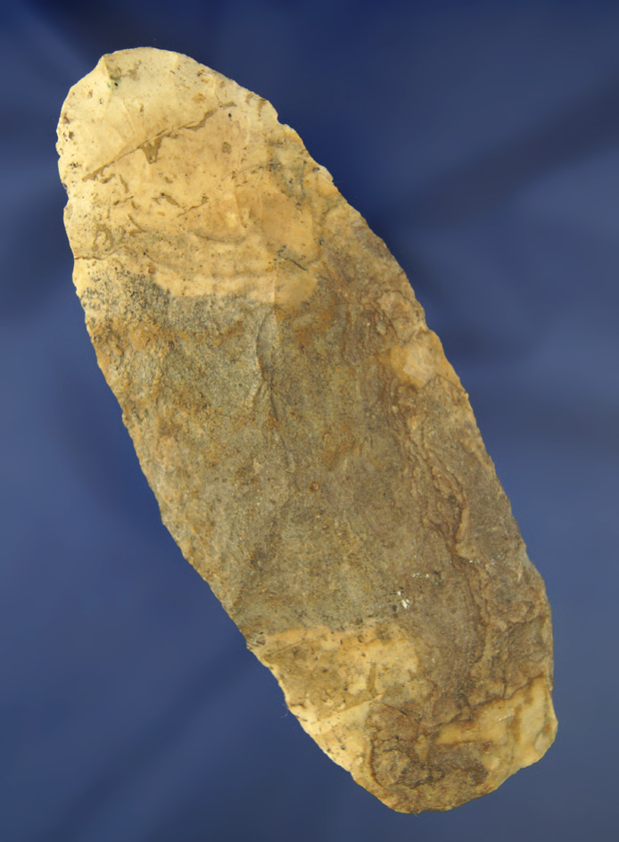 5 5/16" heavily patinated Flint Blade found in Missouri.
