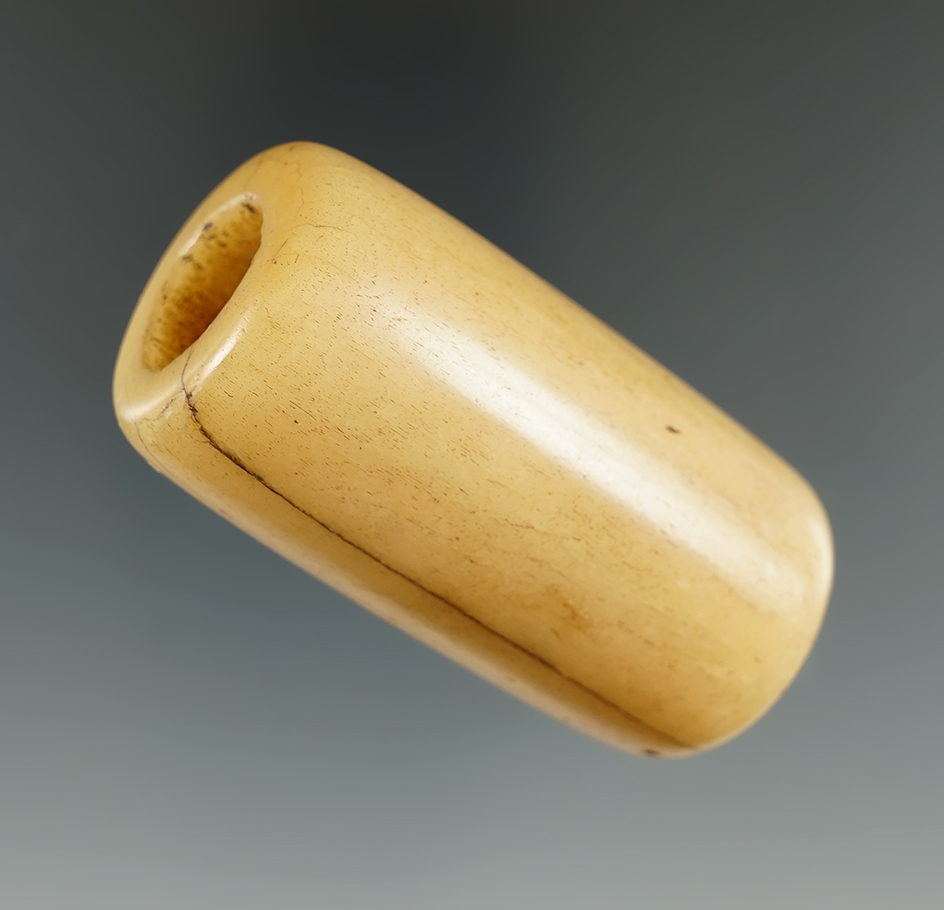 2 5/16" Eskimo Bead found in Alaska. Comes with a Davis G-10 COA.