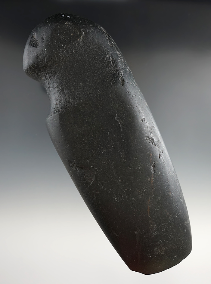 7 1/2" Long 3/4 Groove Hohokam Axe found near Tuscon, Arizona.
