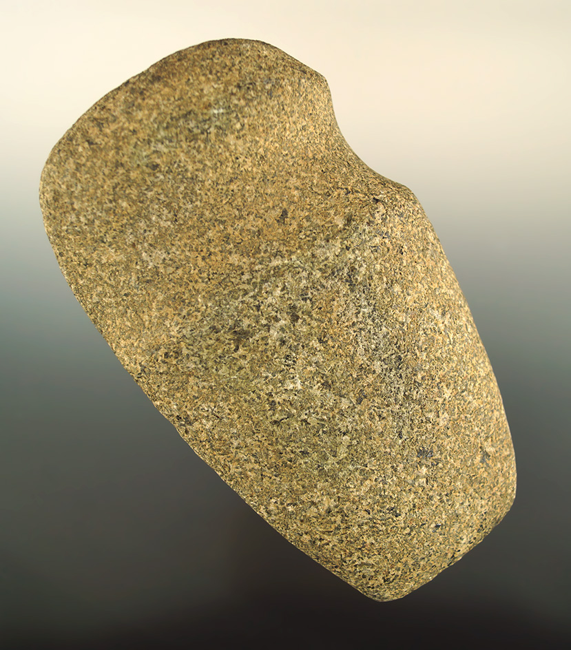 5 5/8" long 3/4 grooved Hardstone Axe found in Michigan. Ex. Phil Wagle collection.